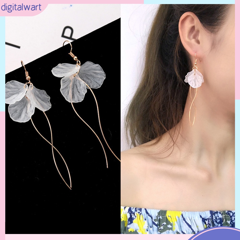 Hoa tai kiểu dáng hoa thời trang thanh tú cho nữ