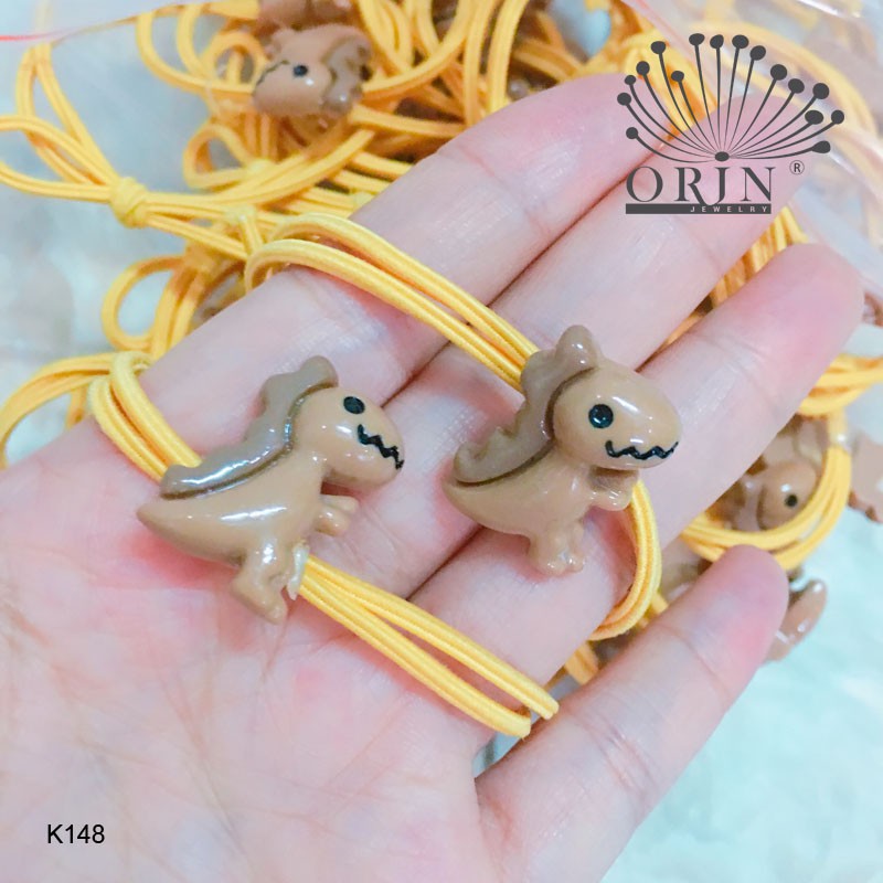 Chun buộc tóc khủng long nhiều màu K145 K146 K147 K148 K149