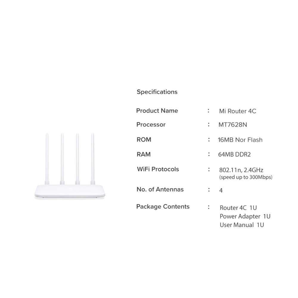 Mi Bộ Phát Wifi 4 Ăng Ten 4c 300mbps | BigBuy360 - bigbuy360.vn