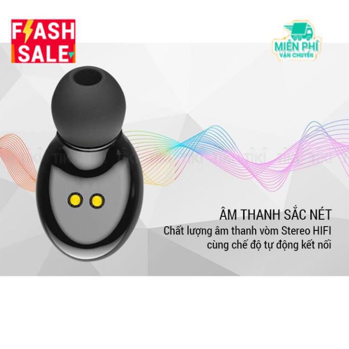 Tai nghe Bluetooth Đen Ssport TWS Rất ấm Bass-treble rõ ràng