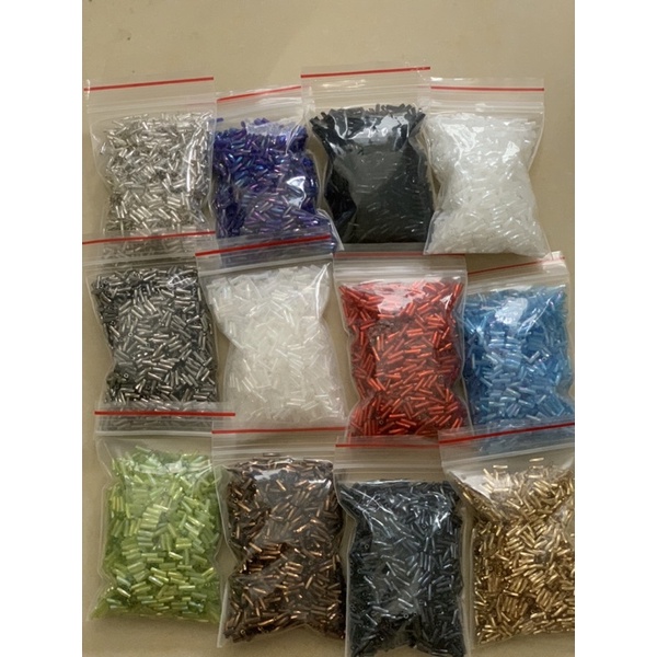 Cườm trúc xoắn 2×6mm