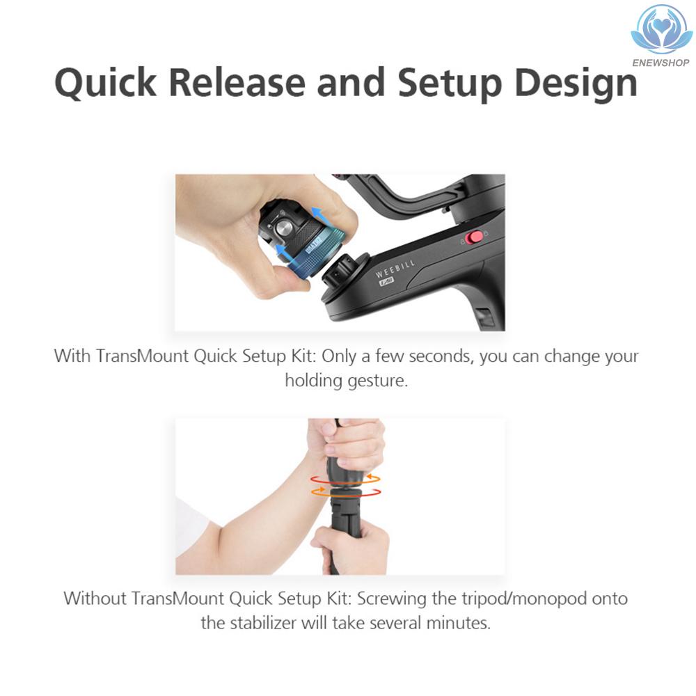 Bộ dụng cụ lắp đặt nhanh 1 / 4 Inch cho Zhiyun Crane 3 Lab / Weebill Lab / Crane 2 / Crane Plus / Crane V2 -M | BigBuy360 - bigbuy360.vn