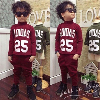 Combo 3 bộ cotton len cho bé