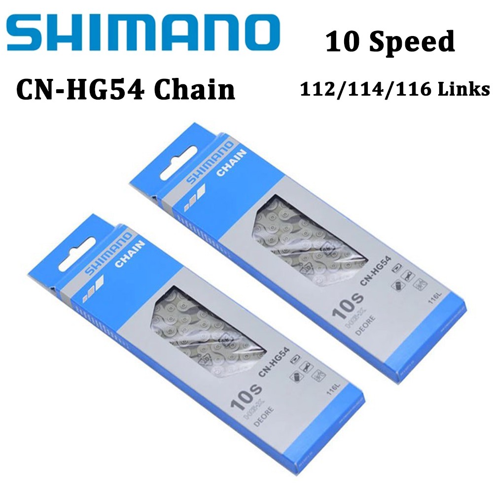 Dây Xích Xe Đạp Leo Núi Shimano Siêu Nhẹ Hg54 10 112 / 114 / 116 Mắt Xích Thay Thế