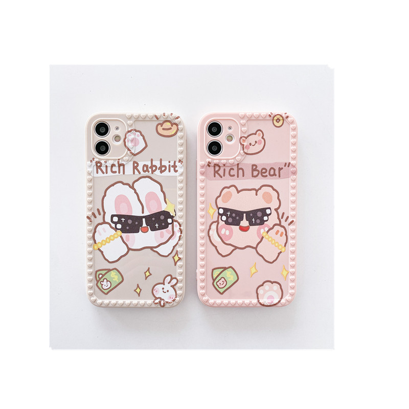 Ốp điện thoại in hoạt hình dễ thương cho IPhone 12 11 12promax 11 Pro Max/7/8/X/XsMax | BigBuy360 - bigbuy360.vn