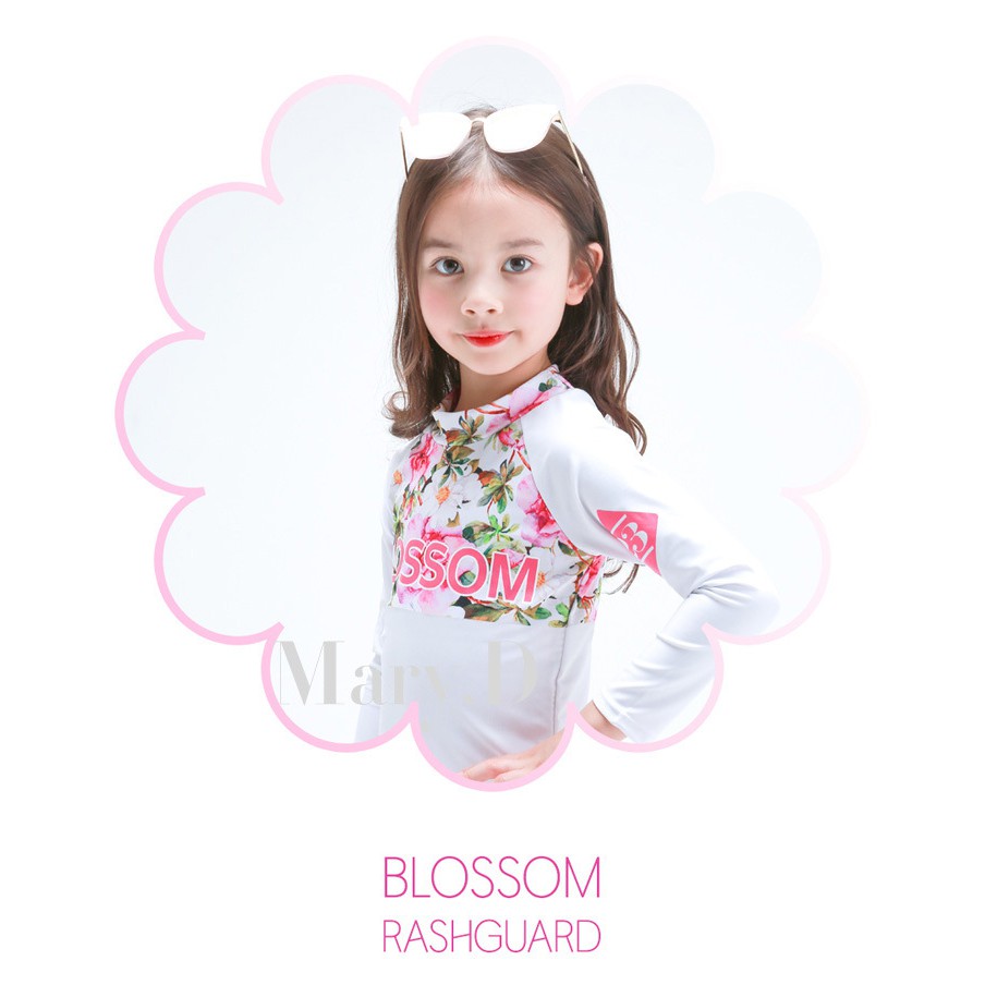Đồ bơi dài tay bé gái size12-23kg DB10