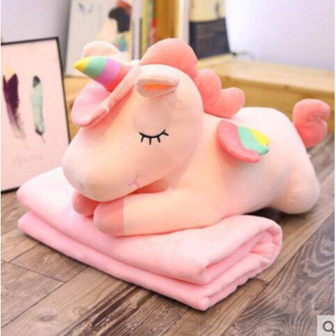 Gấu bông gối ôm ngựa kỳ lân ngựa pony vải co dãn 4 chiều 🦄 hàng cao cấp 🦄 GB38