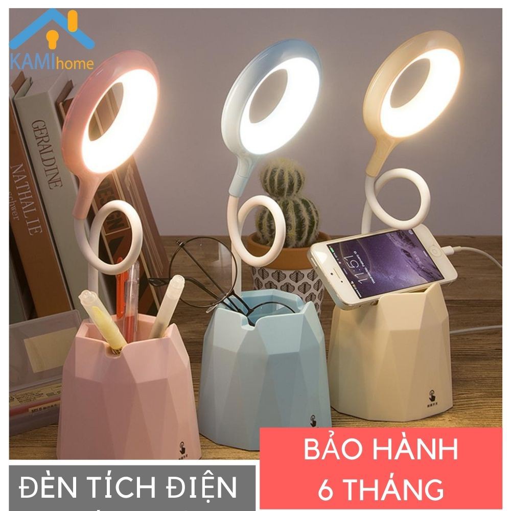 Đèn học để bàn chống cận thị cho trẻ em Pin sạc tích điện 1.200mAh bóng led cảm ứng không tỏa nhiệt