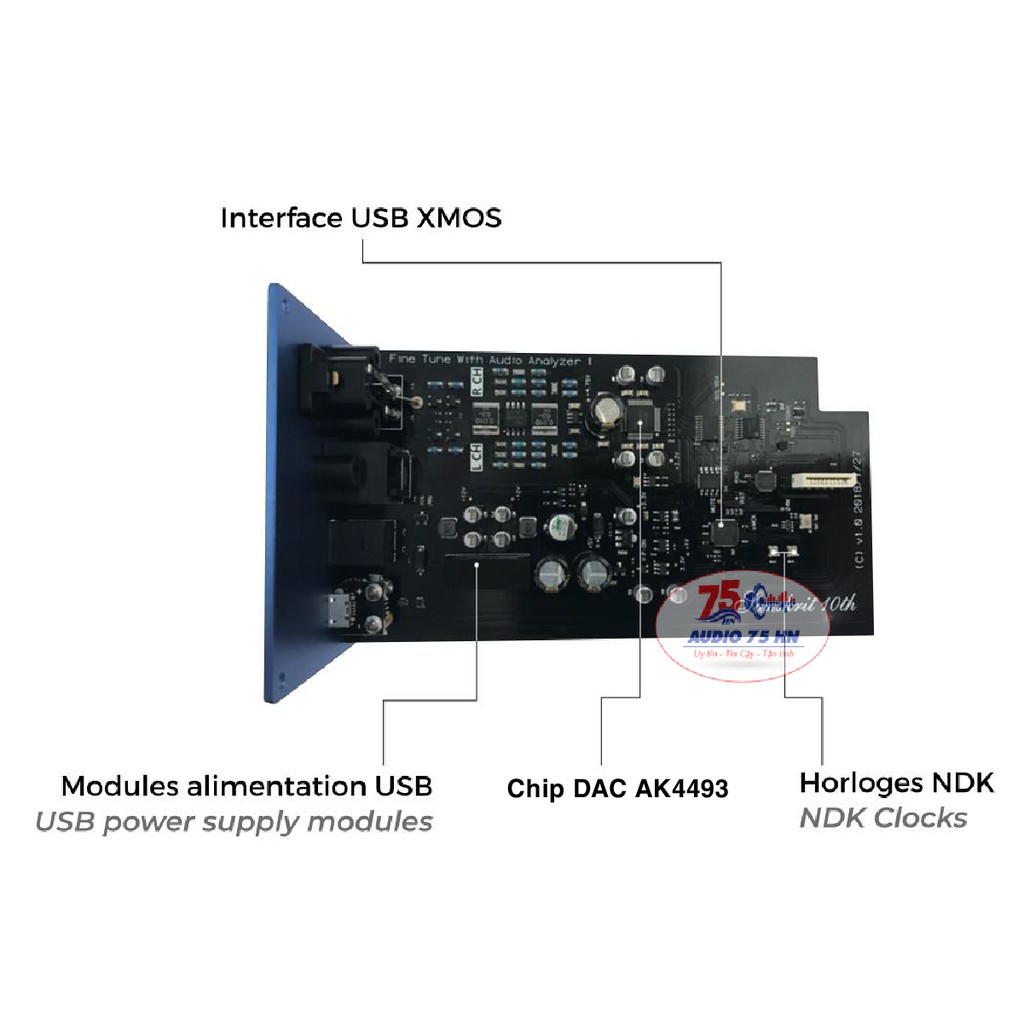 DAC SMSL SANSKRIT 10th - V2 DAC 32bit/384kHz DSD256