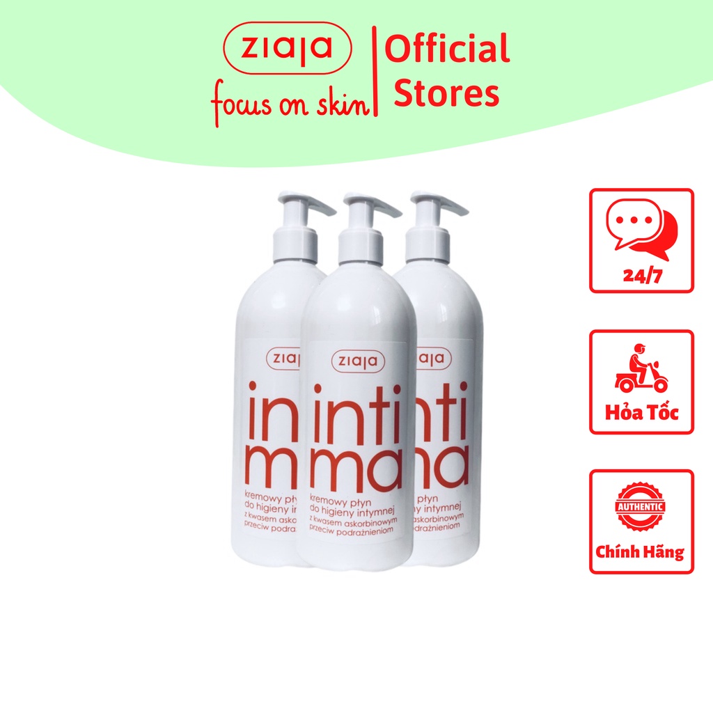 Dung Dịch Vệ Sinh Nữ Intima - Bổ Sung Axit Ascosbic 500ml