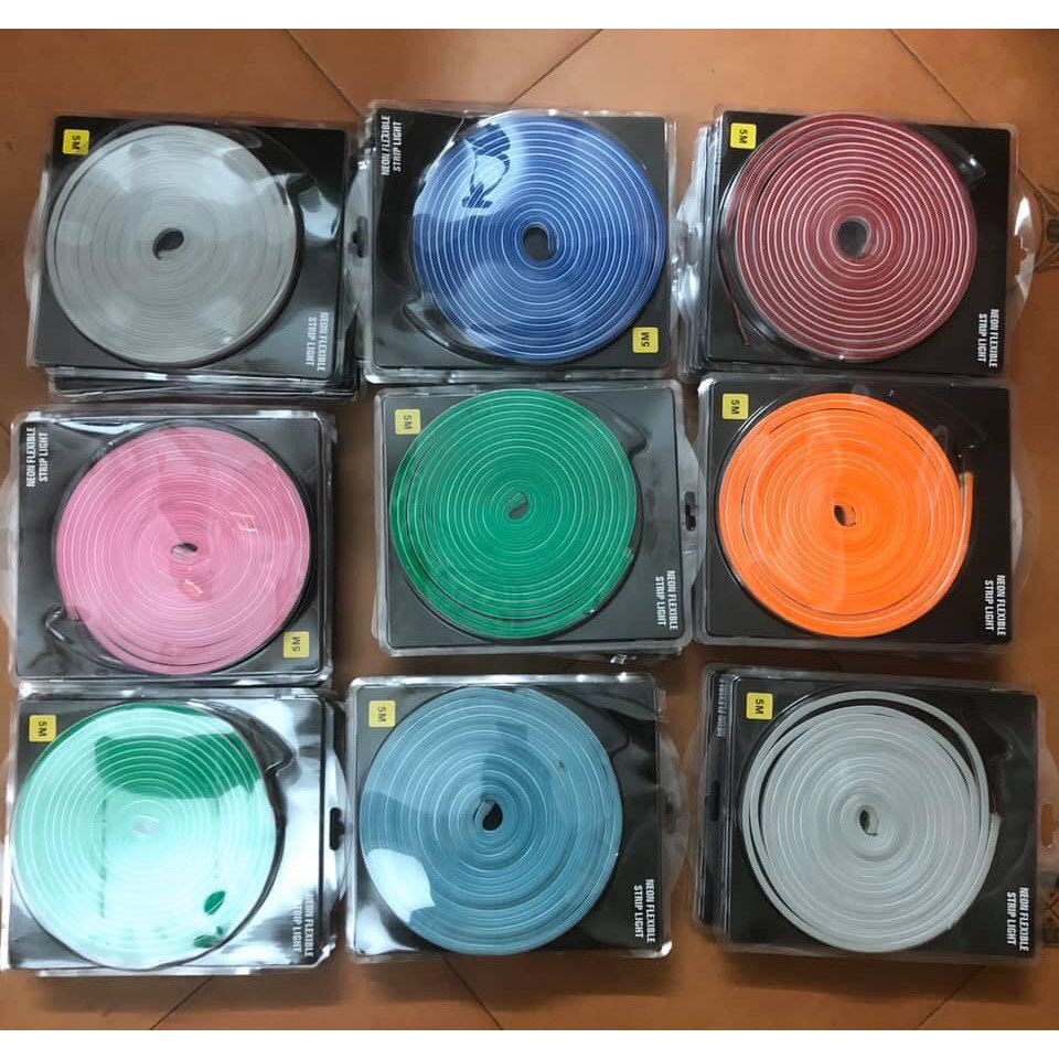 Cuộn LED Neon Dài 5M 12V, Trang trí phòng, Uốn chữ quảng cáo, hình ảnh sinh động ( không thấm nước) | BigBuy360 - bigbuy360.vn