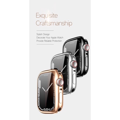 Ốp Silicon Xundd cho Apple Watch cho size 40mm, 41mm, 44mm, 45mm Silicon bảo vệ mặt máy cao cấp