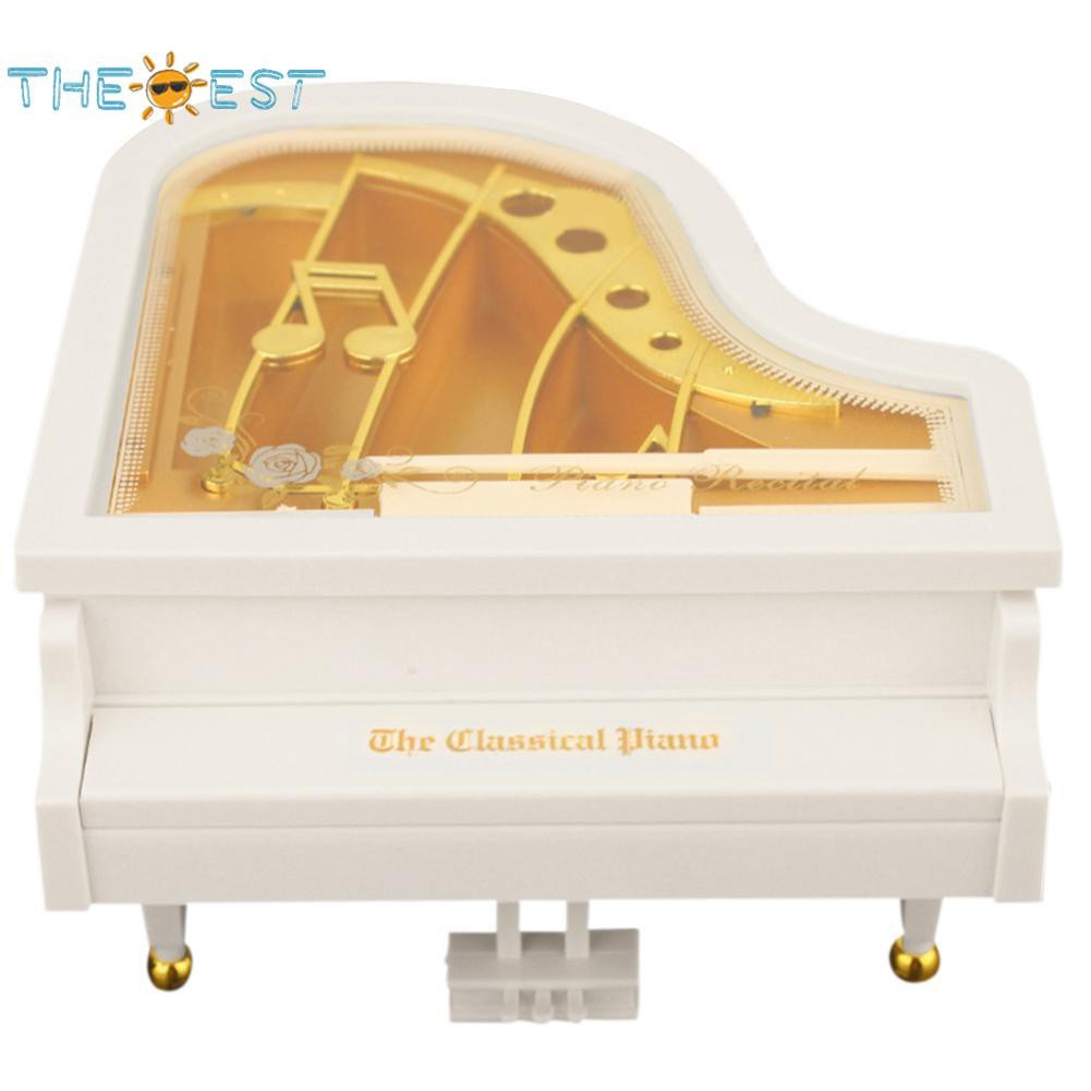 Hộp Nhạc Bằng Kim Loại Hình Đàn Piano Mini Sáng Tạo