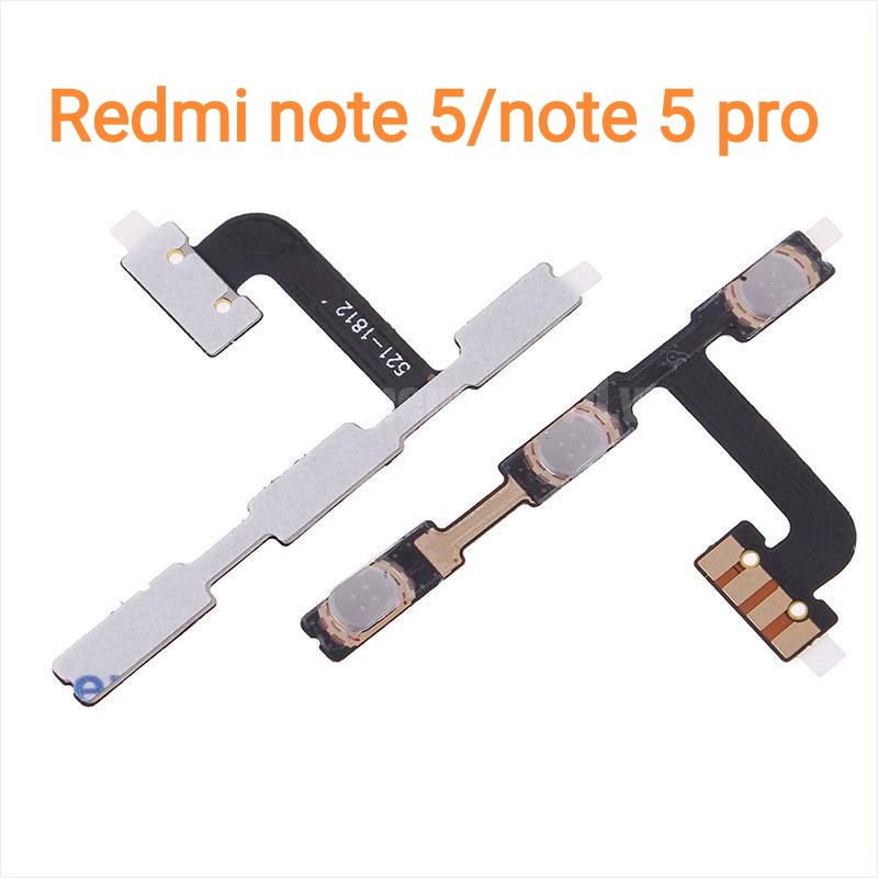 Cụm nút nguồn, tăng giảm âm lượng redmi note 5/note 5 pro