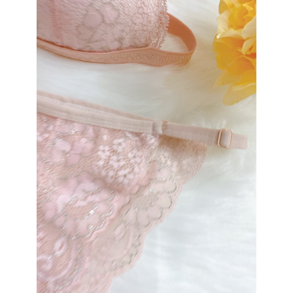 [SET BRA KÈM CHÍP ][MÚT MỎNG ] Áo ngực nữ dạng ren quyến rũ - Kellywang