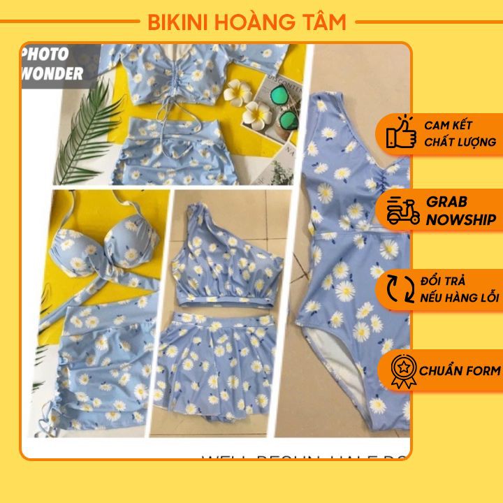 Sét bikini biển nữ ❤️ Siêu hót ❤️ Đồ bơi nữ hoa cúc cực xinh