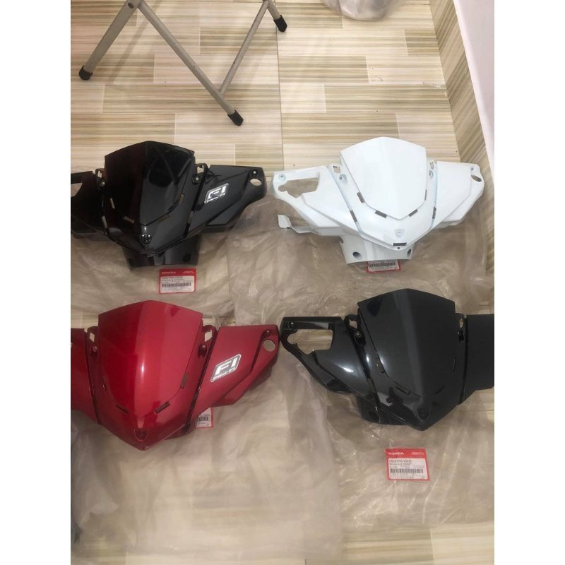 Ốp đầu trước tay lái + Viền Chữ U ab Air Blade 110 2007 2008 2009 2010