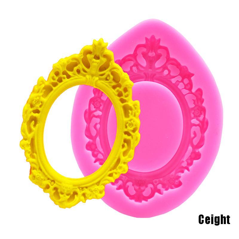 Khuôn silicone làm bánh hình khung 3D độc đáo
