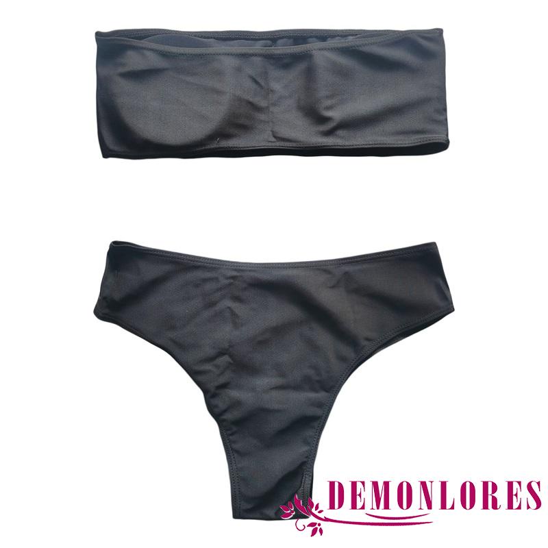 Bộ bikini in chữ cái thời trang nữ tính
