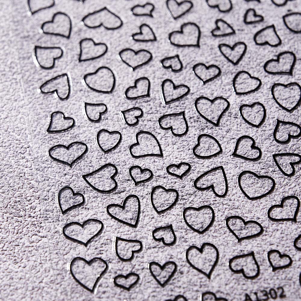 Miếng Dán Trang Trí Móng Tay In Chữ out love DIY