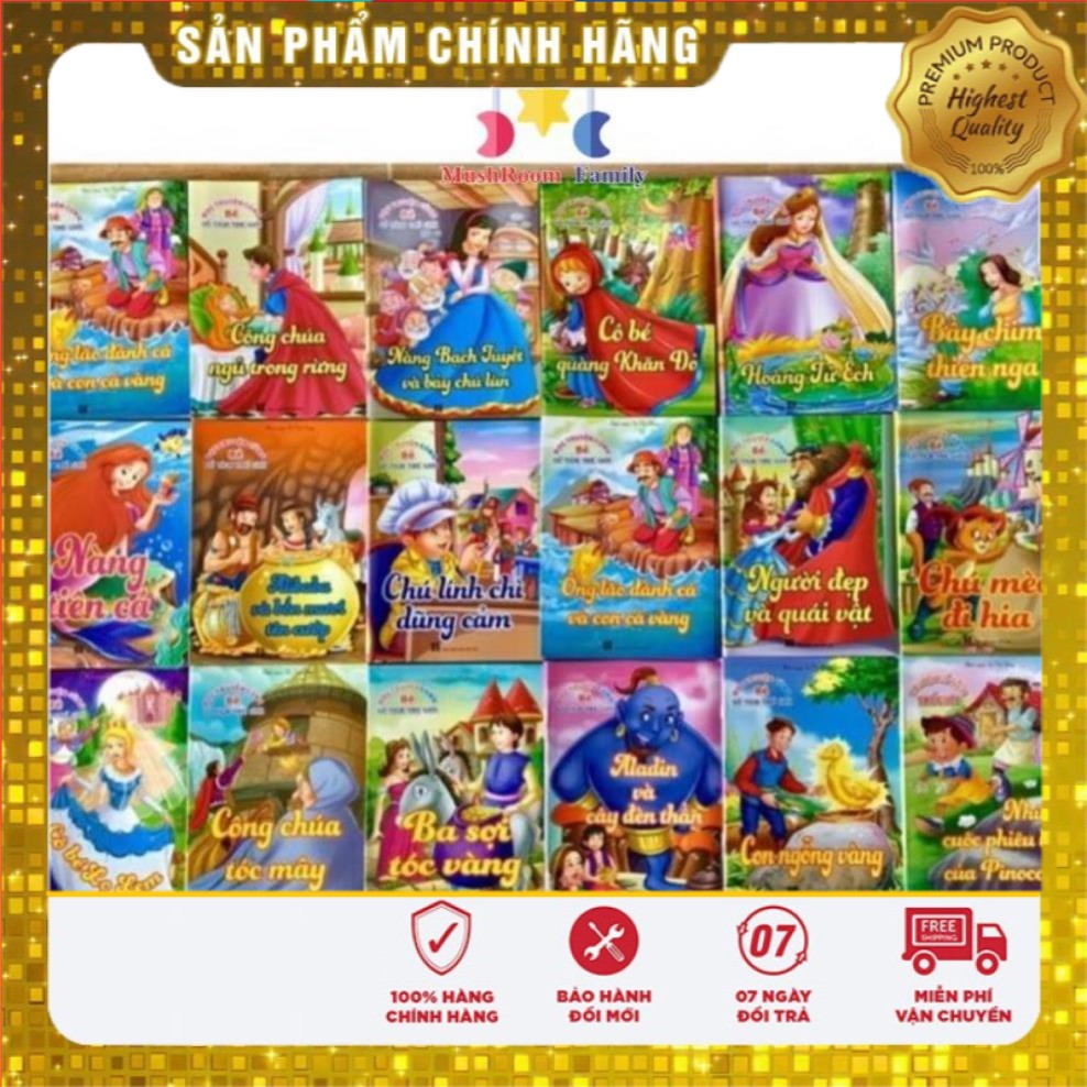 Bộ 20 Cuốn Truyện Tranh Cổ Tích Việt Nam Cho Bé (Song ngữ).