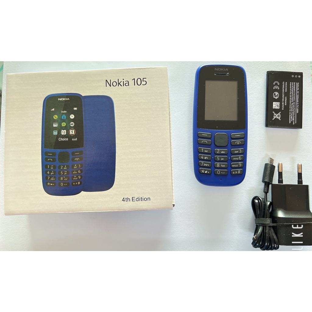 Máy Nokia 105 Dual Sim (Full Hộp, Sạc Theo Máy)