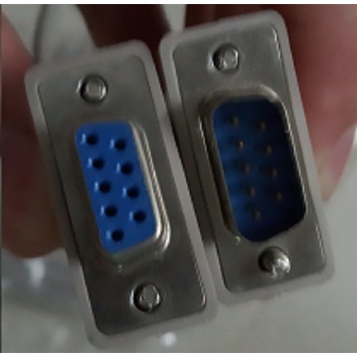 Cáp nối dài Com to Com DB9 to DB9 RS232 to RS232 1 đầu đực, 1 đầu cái 1.5m