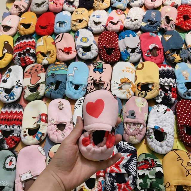 Giày vải cho bé trai set 10 đôi