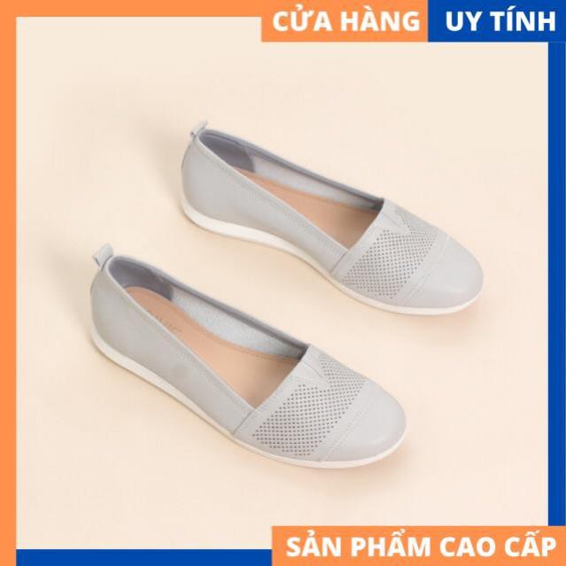 Giày Bệt Slipon Da Bò Thật Cut-out Cao Cấp X481