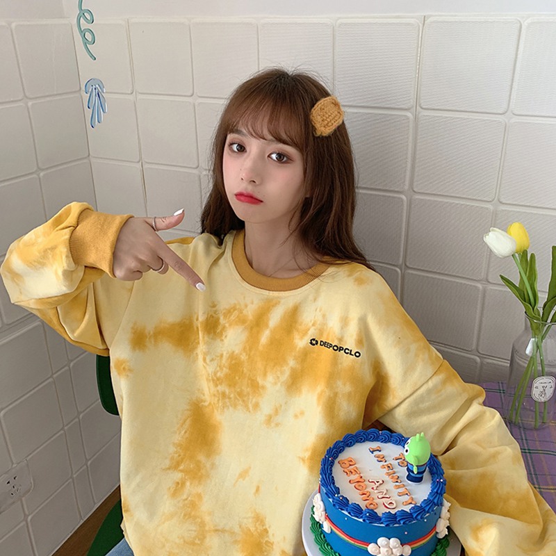 Áo Thun Nữ Dài Tay Cổ Tròn Thời Trang Hàn