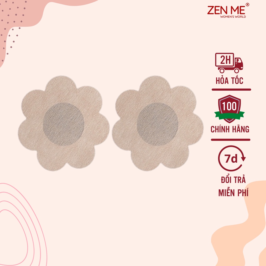 Miếng dán nhũ hoa Zen Me - Chất liệu giấy dán chắc chắn