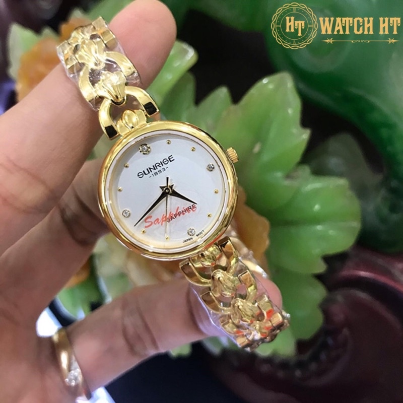 Đồng hồ nữ SUNRISE 9927SAV full hộp chính hãng, kính Sapphire chống xước, chống nước
