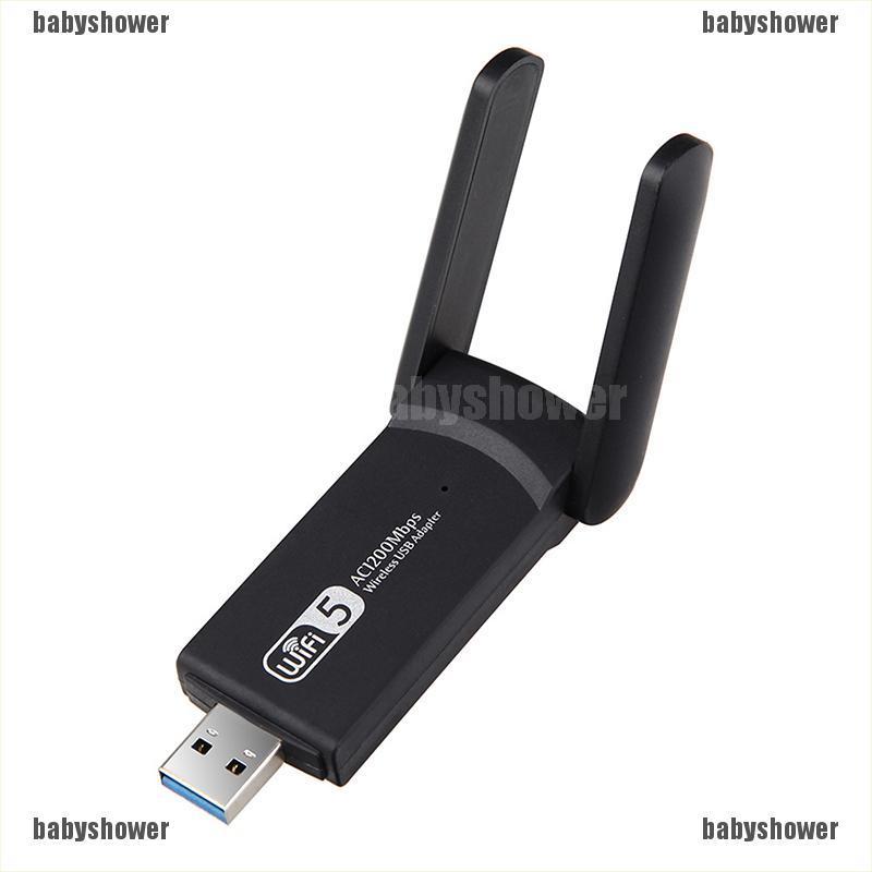 Card Mạng Wifi 1200mbps Usb 3.0 802.11ac 2.4g / 5.8ghz