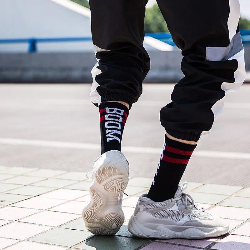 Vớ Thể Thao Cổ Cao Phong Cách Hàn Quốc Cho Cặp Đôi
