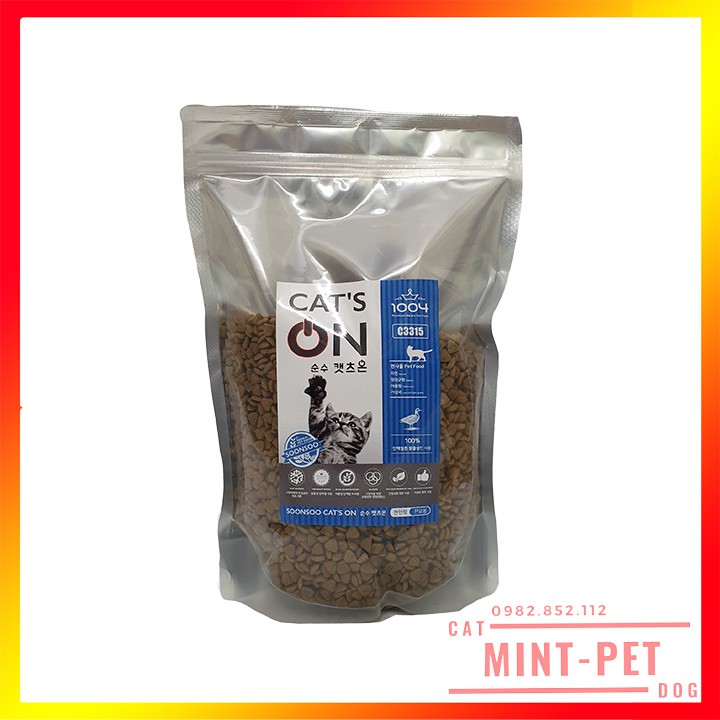 Thức Ăn Cho Mèo Hạt Khô Cats On Hàn Quốc - Túi 1kg #MintPet Store