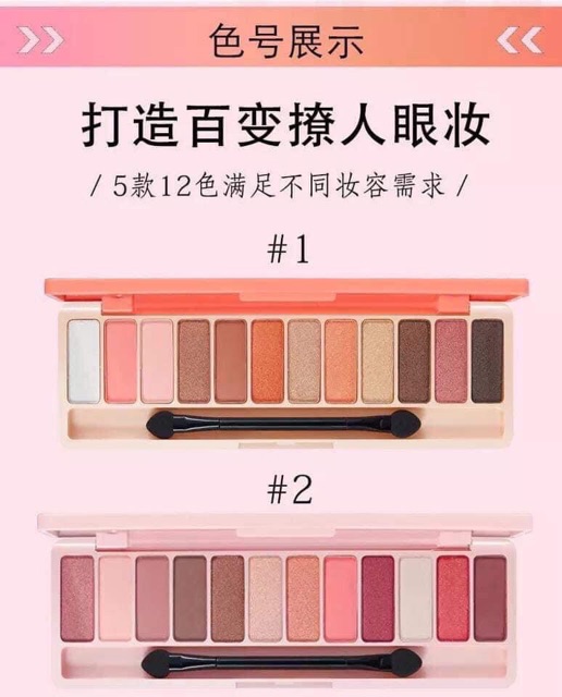 Bảng Phấn Mắt 12 Màu Lameila Play Color Eyes PM1001 | BigBuy360 - bigbuy360.vn