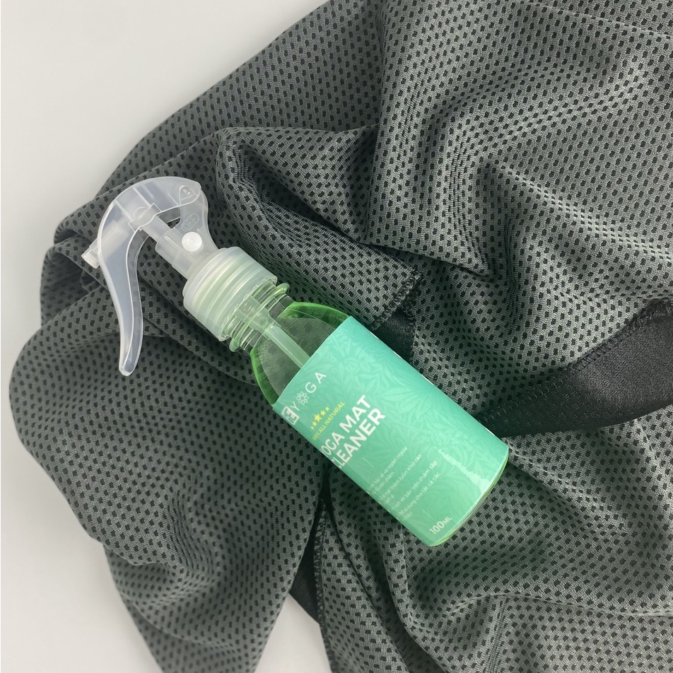 Nước Vệ Sinh Thảm Tập Yoga Hebeyoga 100ml Tặng Kèm Khăn Lau Đa Năng