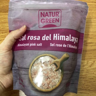 Muối hồng hạt thô NaturGreen Himalaya 500g