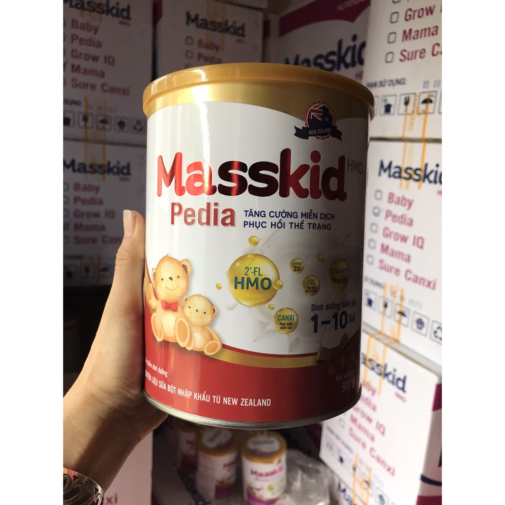 CHÍNH HÃNG- Sữa tốt cho bé Sữa Masskid pedia dànH cho trẻ từ 1-10 tuổi hỘP 900G