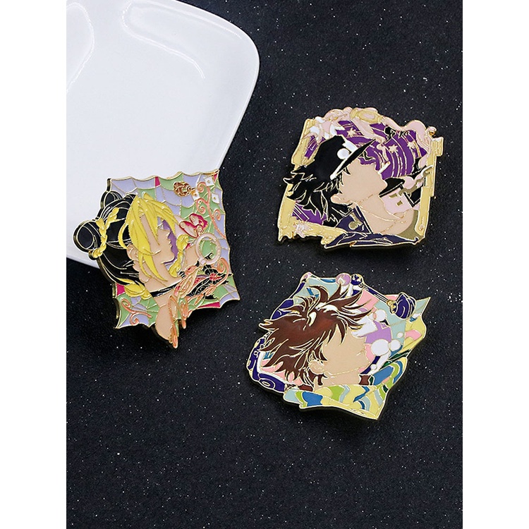 Huy Hiệu Cài Áo Bằng Kim Loại Hình Anime Jojo Bizarre Adventure Kujo Jotaro