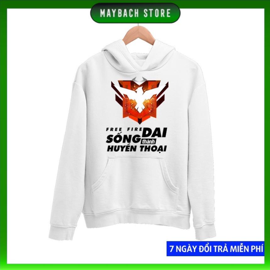 Áo Free Fire - Áo FF - Áo Khoác Free Fire Rank Huyền Thoại