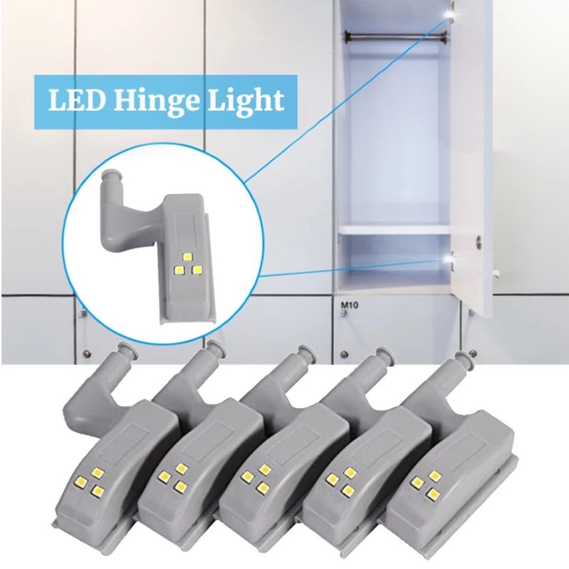 Đèn LED 2 Kiểu Bản Lề Tự Động Tắt Mở Đa Năng Sáng Tạo Cho Tủ Quần Áo