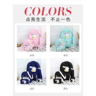 Bộ 5 balo thỏ, balo thời trang, balo đẹp, balo giá rẻ, balo nữ, balo teen, balo đi học, balo Quảng Châu, balo nam nữ