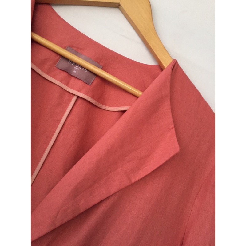 Blazer Korea chất Linen màu siêu xinh