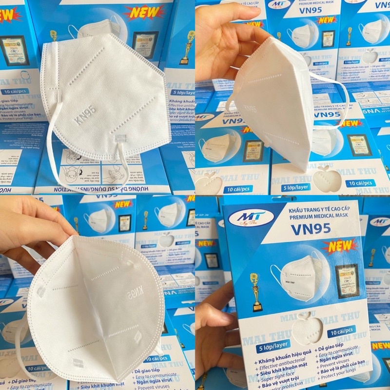 khẩu trang y tế 5 lớp VN95 hộp 10 cái