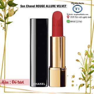 Son thỏi chanel rouge allure velvet 56 Rouge Charnel