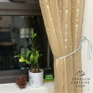RÈM VOAN VÀNG KẺ SỌC❤️DECOR PHÒNG KHÁCH, PHÒNG NGỦ❤️NHIỀU KÍCH CỠ