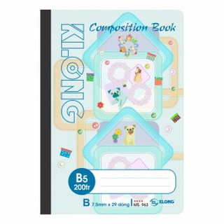 [COMBO 3/1] Sổ may dán gáy B5 - 320 trang; MS: 965