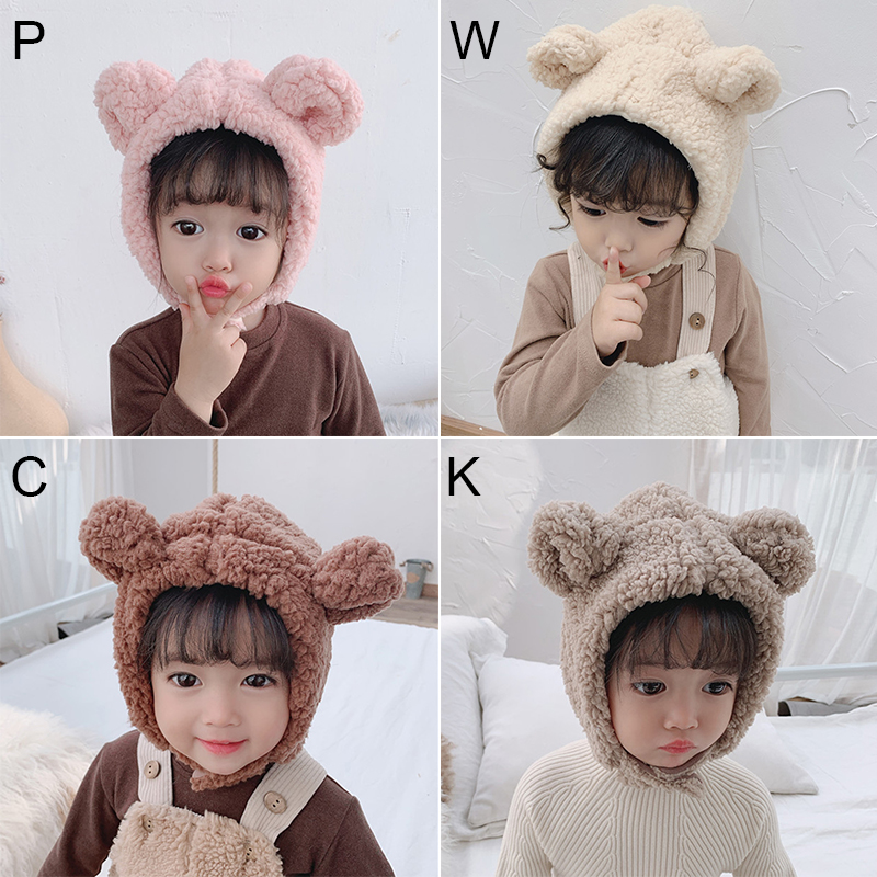 Mũ giữ ấm thiết kế có tai phong cách Hàn Quốc đáng yêu cho bé