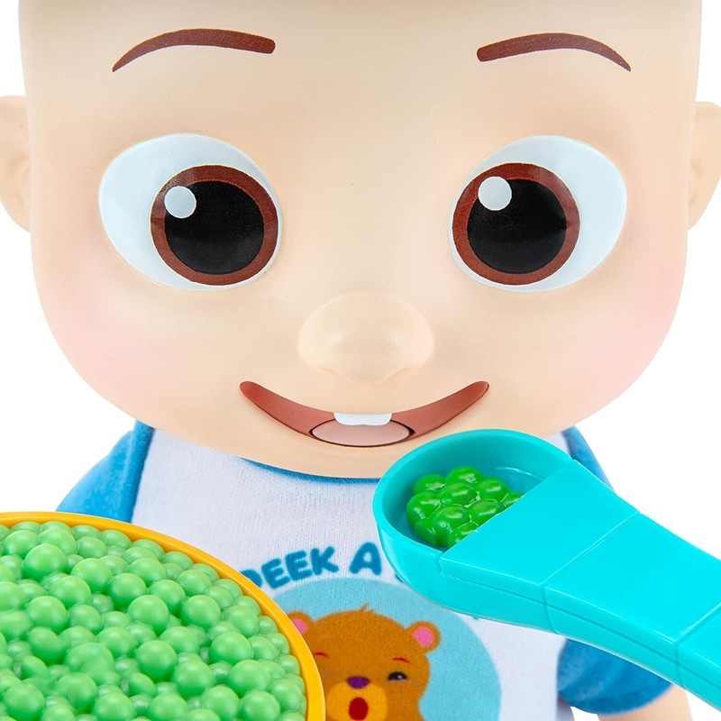 Búp bê Cocomelon Deluxe Interactive JJ Doll Feeding Time with JJ